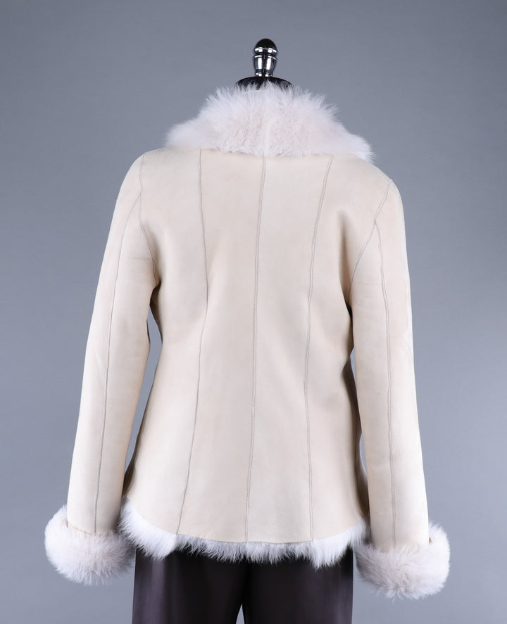 Sugar Shearling Bolero Jacket