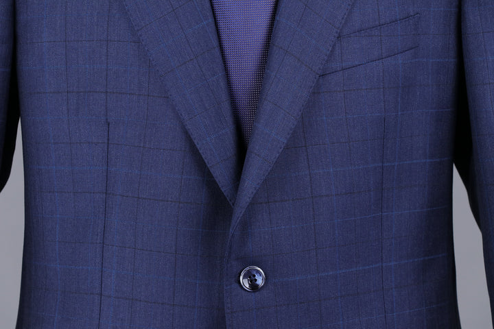 Soho Suit in Light Navy Windowpane