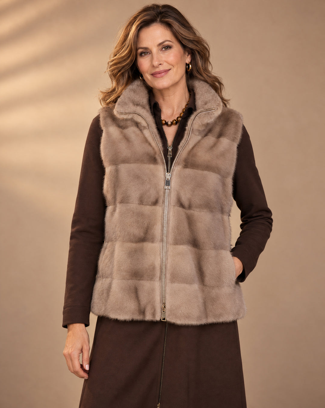The Cortina Mink Vest