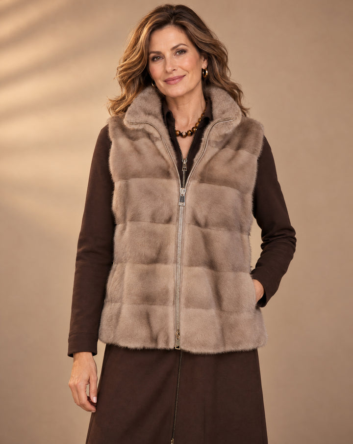 The Cortina Mink Vest