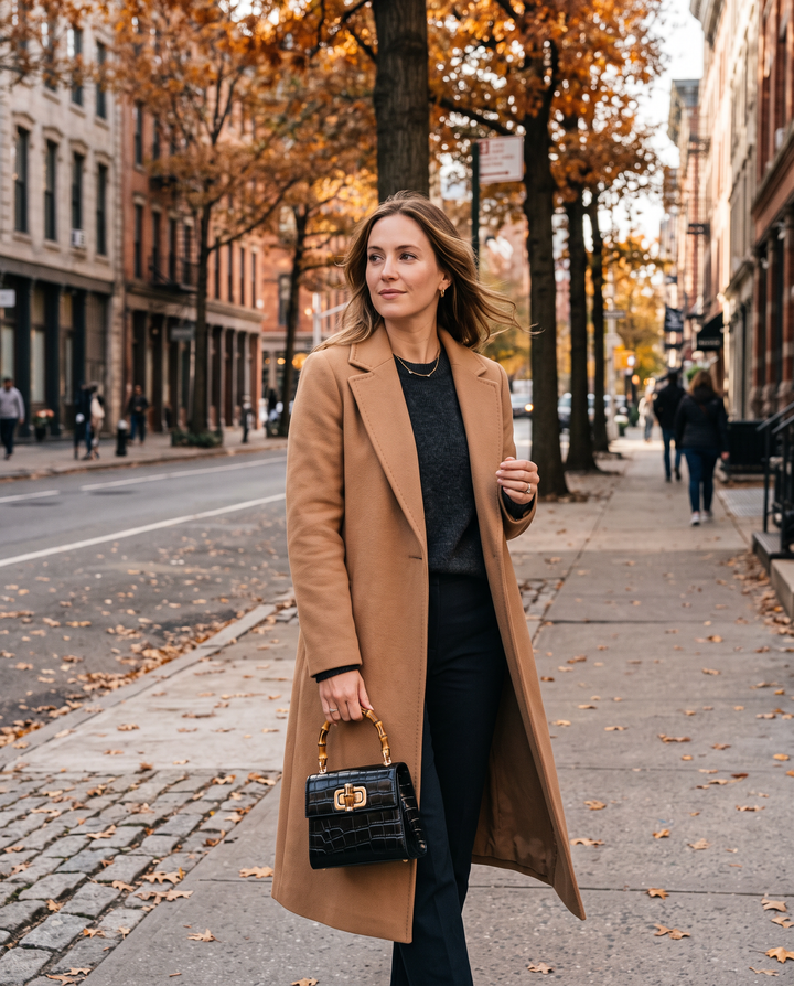 The Genevieve Bamboo Handle Handbag