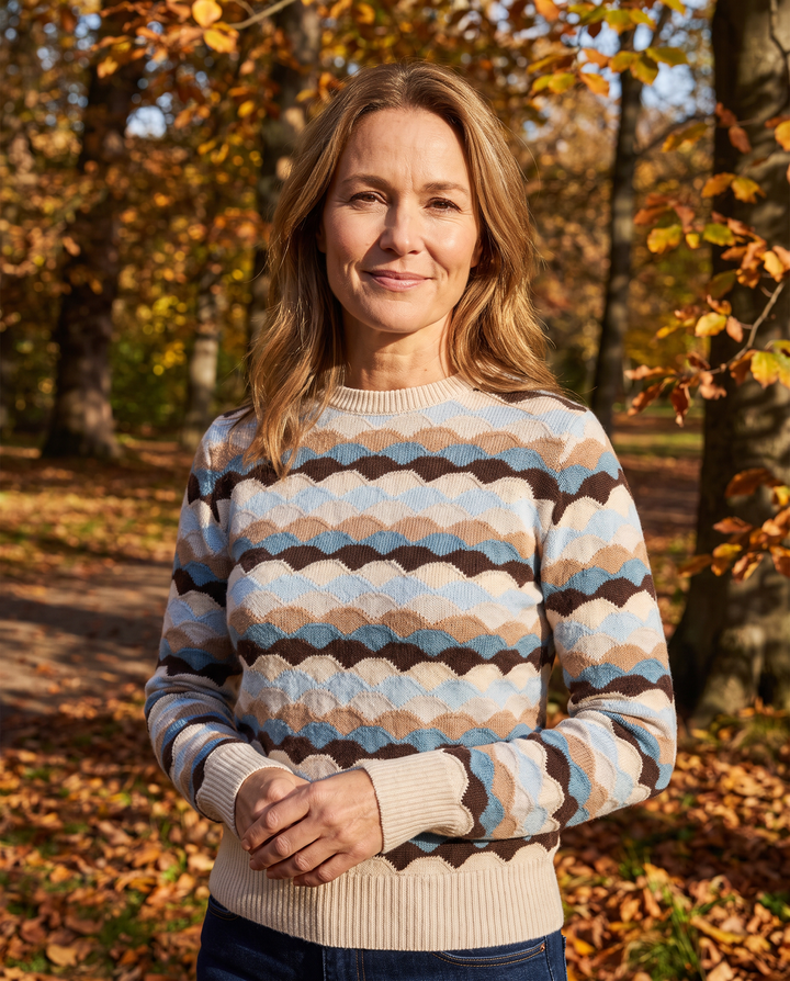 Highland Jacquard Cashmere Sweater