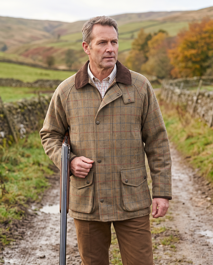 Surrey Tweed Waterproof Shooting Coat