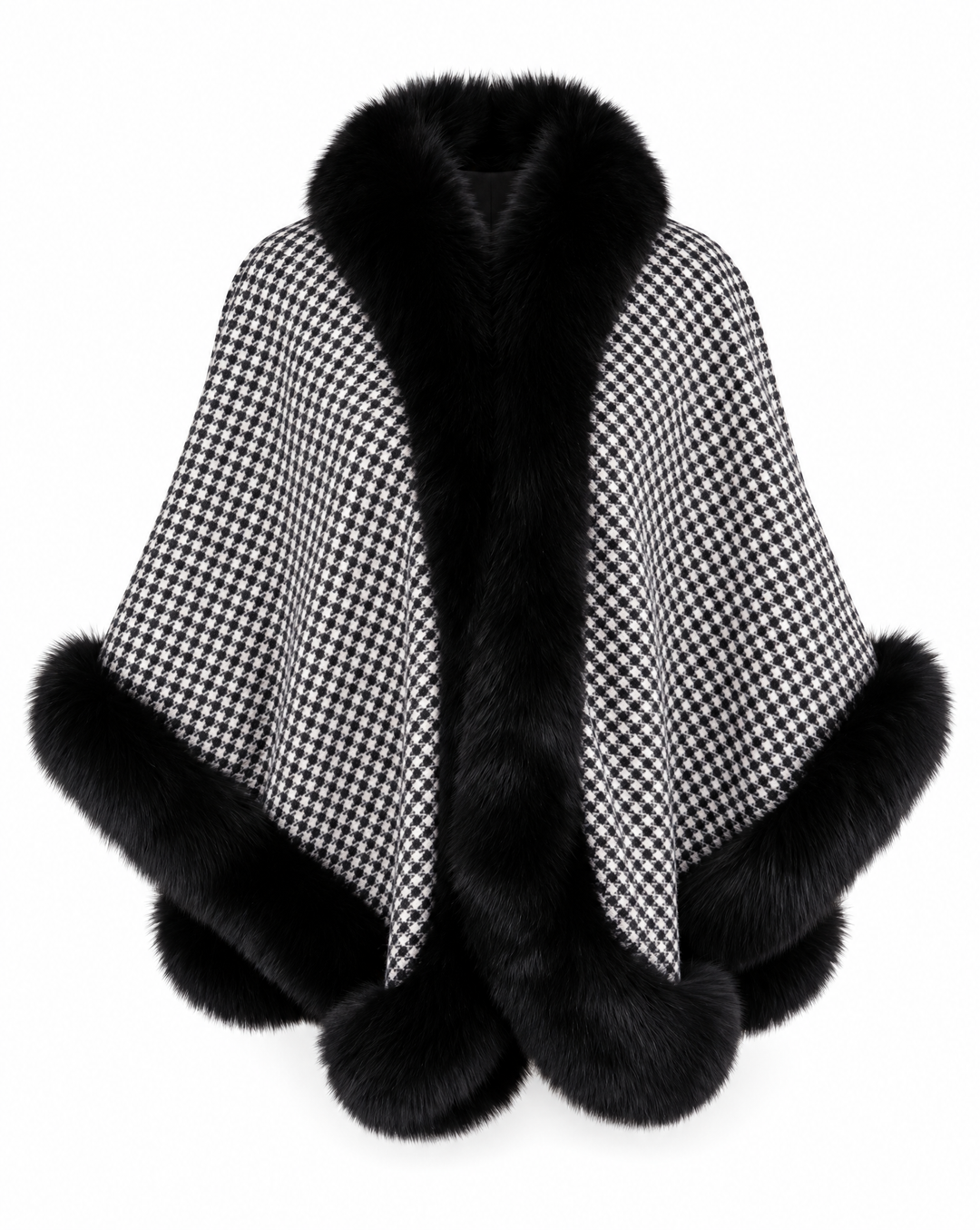 The Catherine Cashmere & Fox Cape