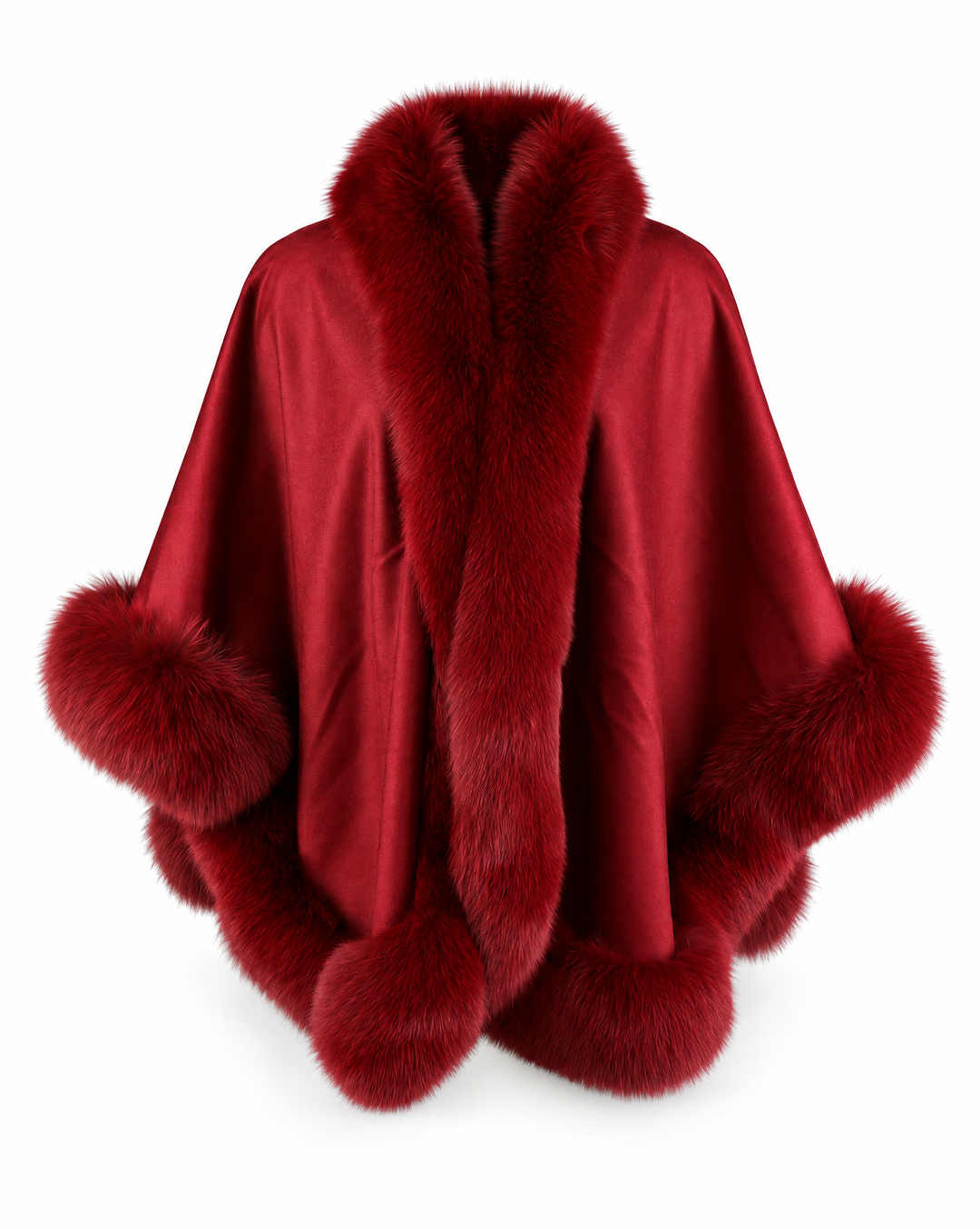 The Catherine Cashmere & Fox Cape