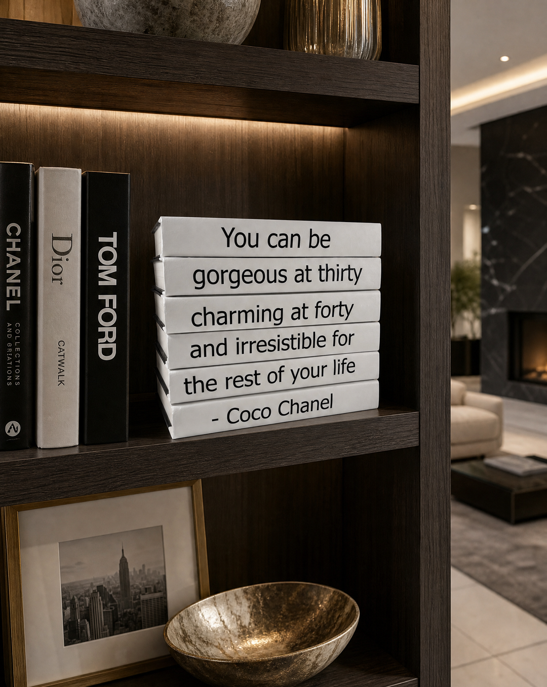 "You Can Be..." Coco Chanel Decorative Book Set
