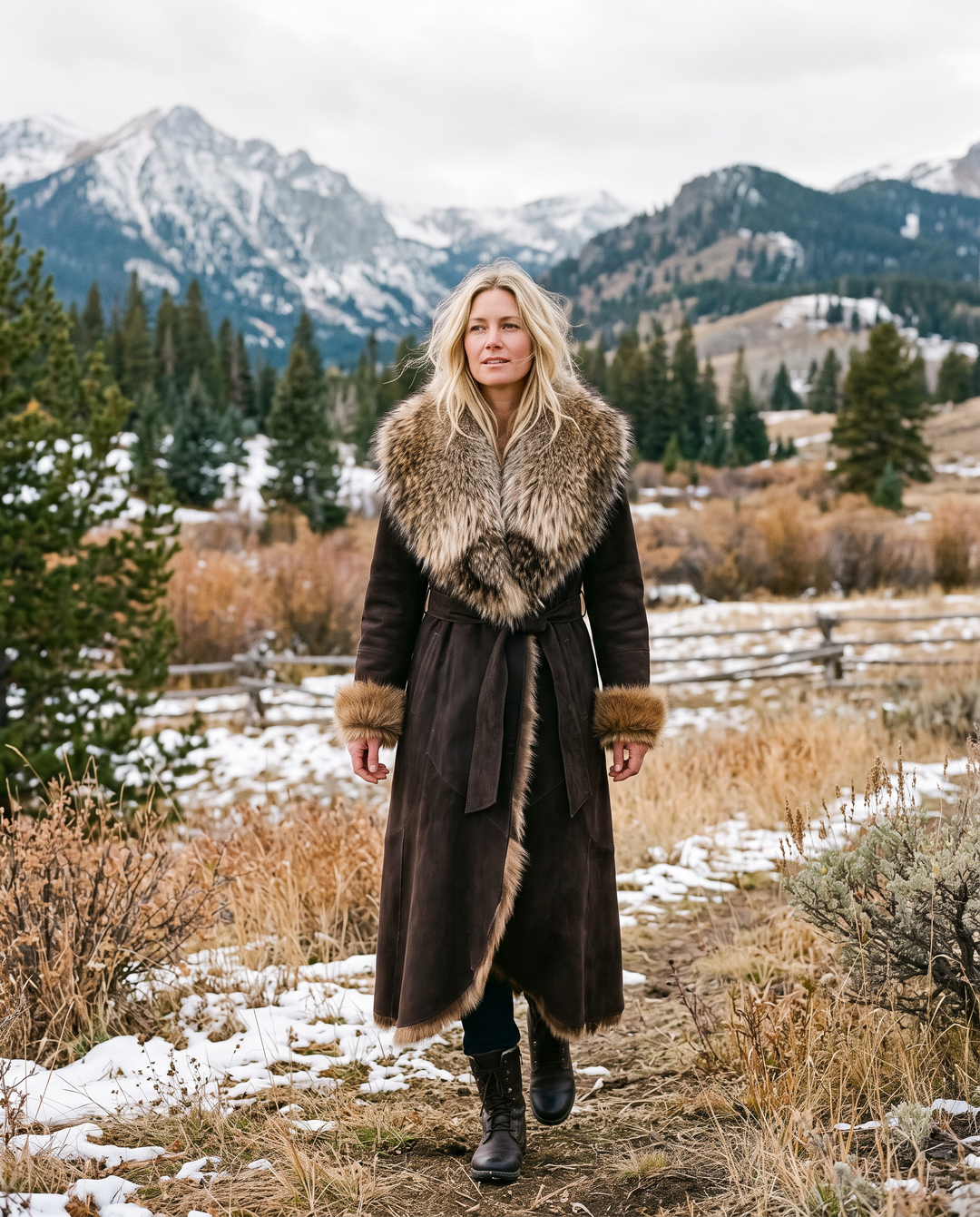 The Big Sky Shearling Coat