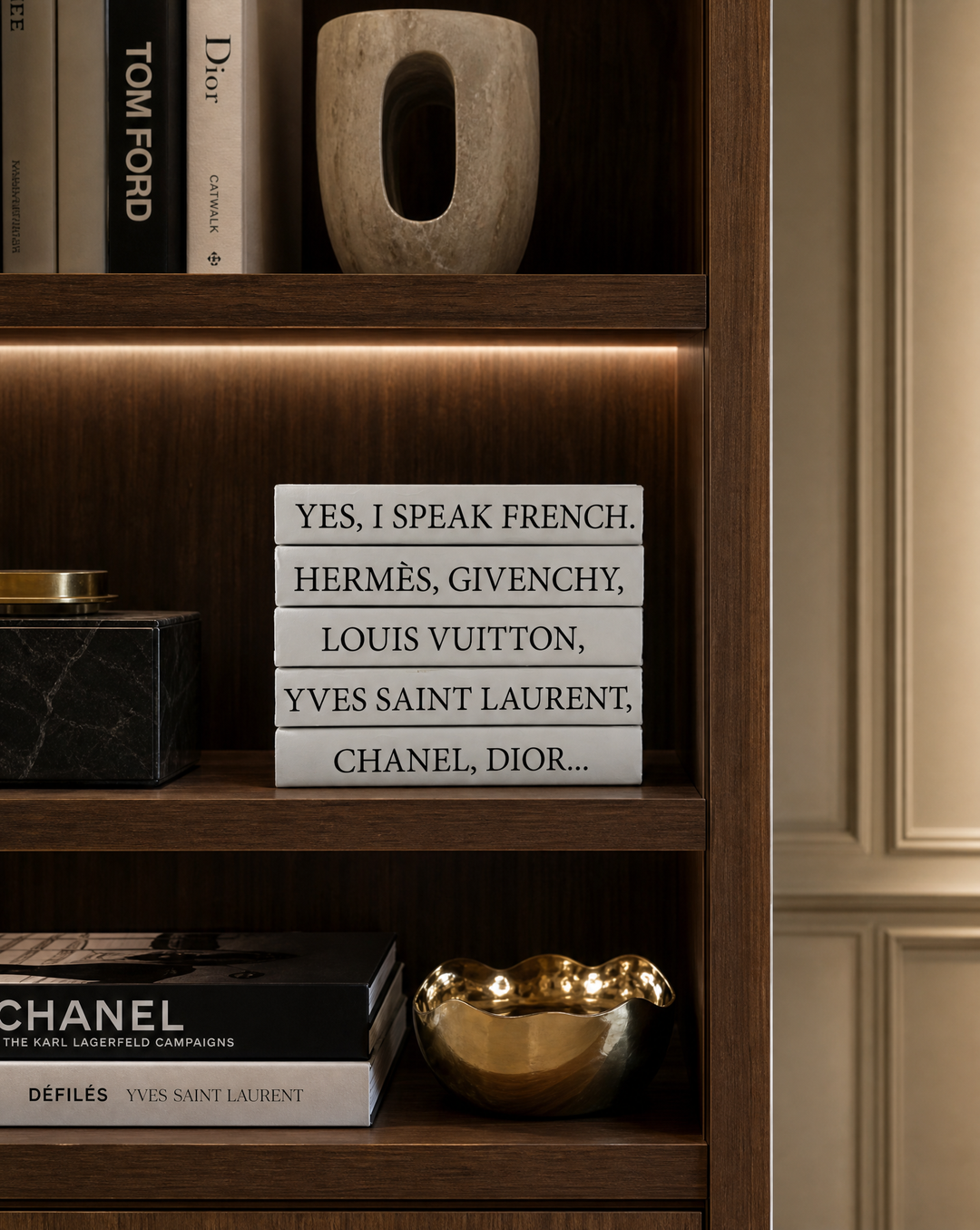 "I Speak French..." Decorative Book Set