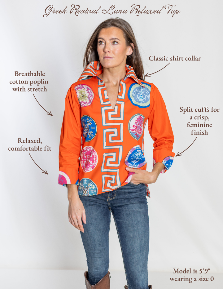 Greek Revival Lana Relaxed Shirt