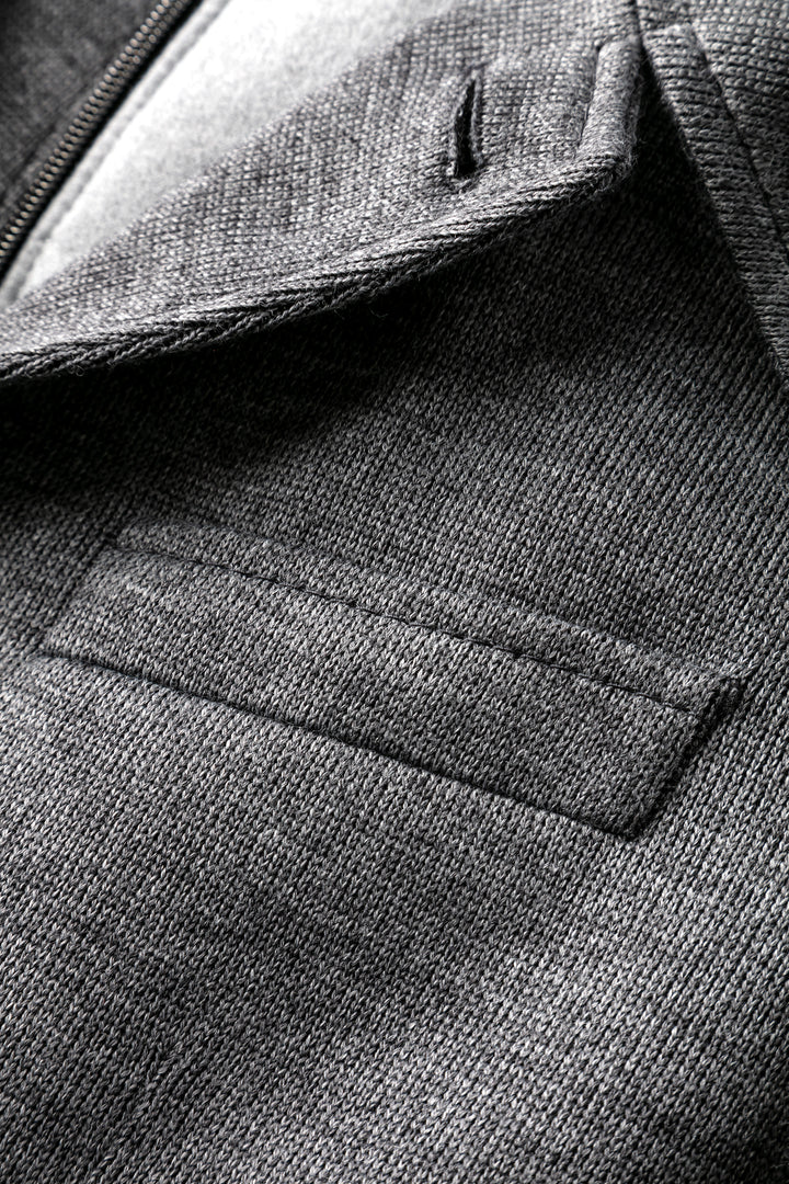 Hectar-J Knit Field Coat in Grey