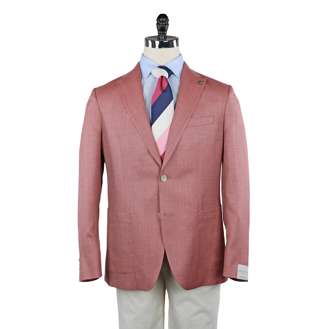 Morton Herringbone Sportcoat Blush