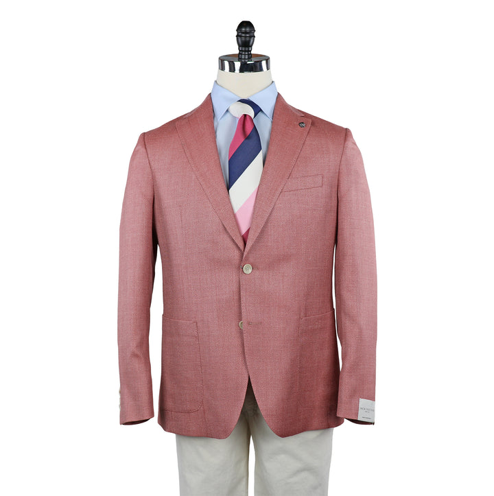 Morton Herringbone Sportcoat Blush