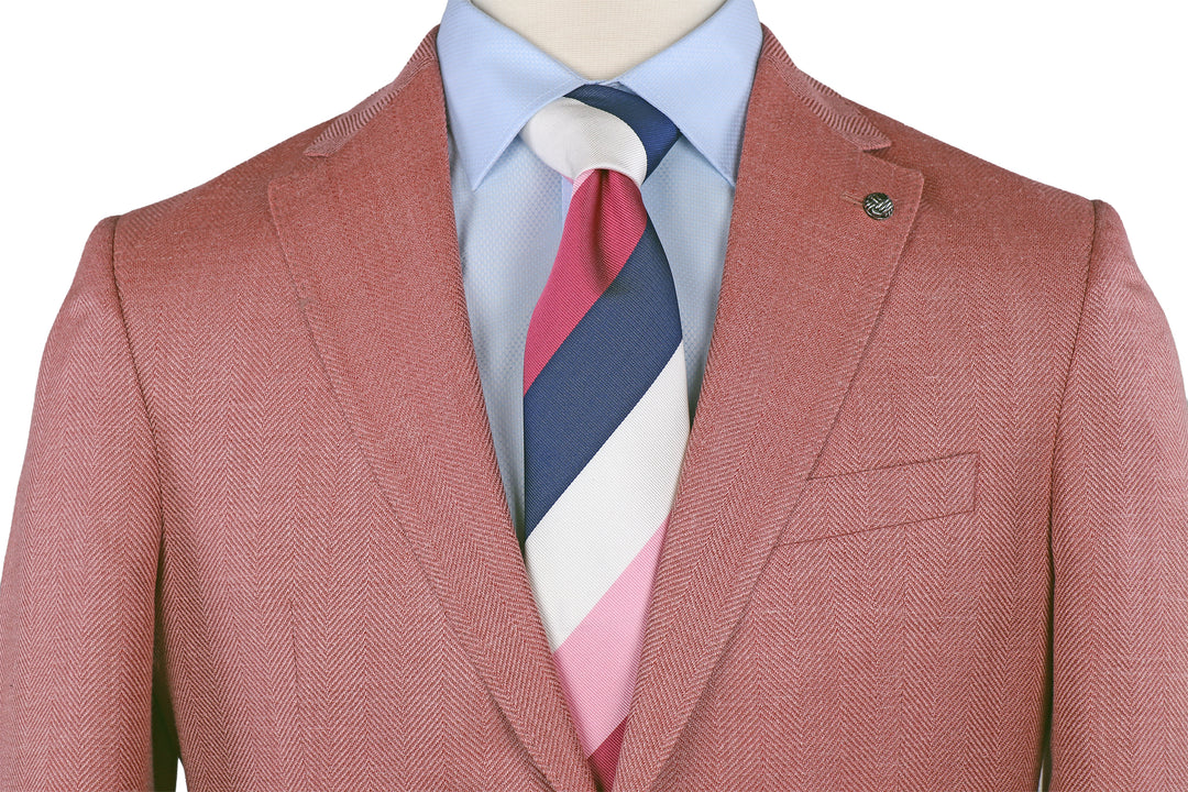 Morton Herringbone Sportcoat Blush