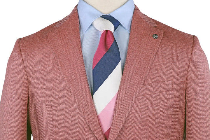 Morton Herringbone Sportcoat Blush