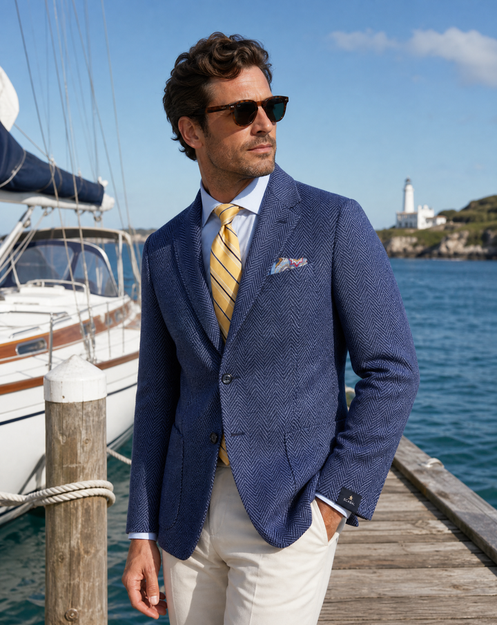 Kenton Herringbone Soft Coat