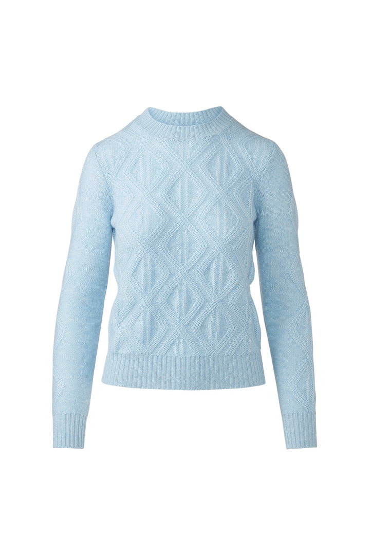 Cashmere Diamond Cable Crew