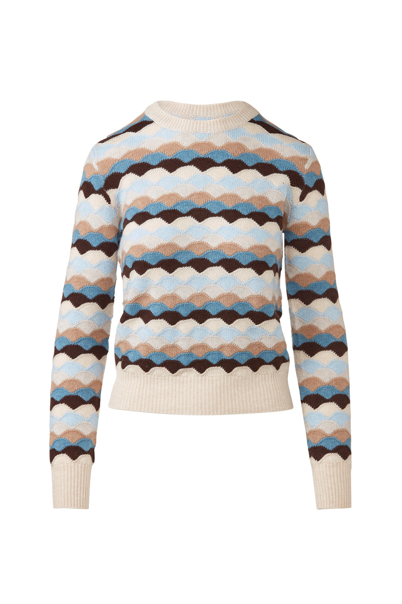 Highland Jacquard Cashmere Sweater