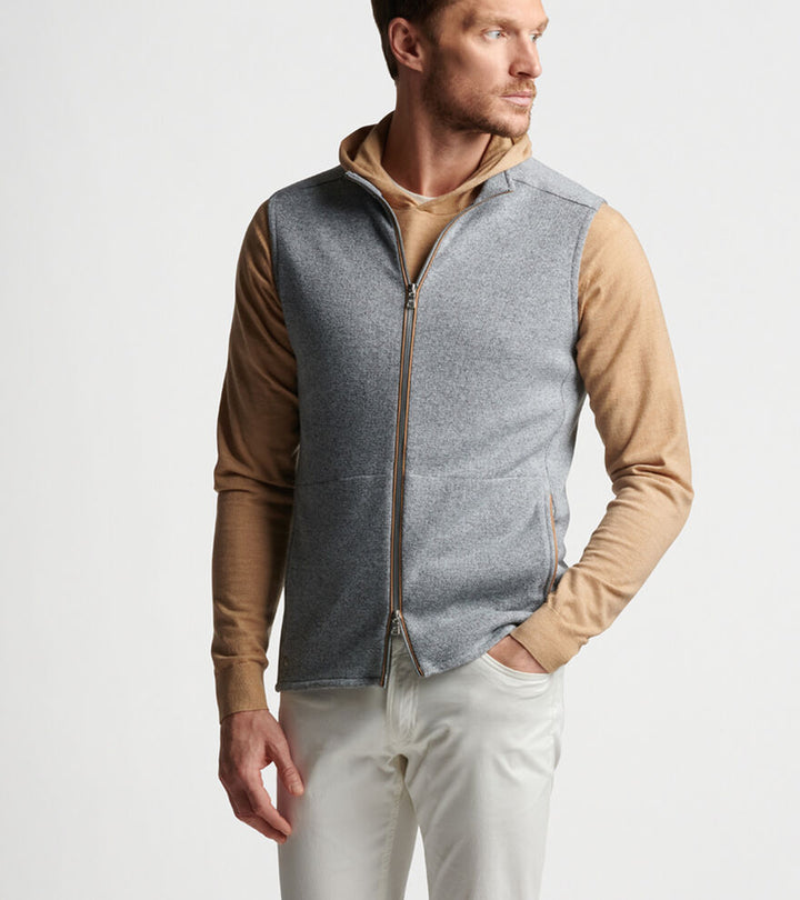 Crown Crafted Match Gilet in Gale Grey