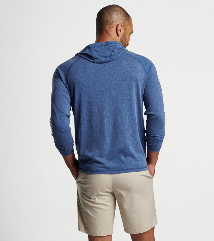 Cannon Popover Hoodie in Atlantic Blue
