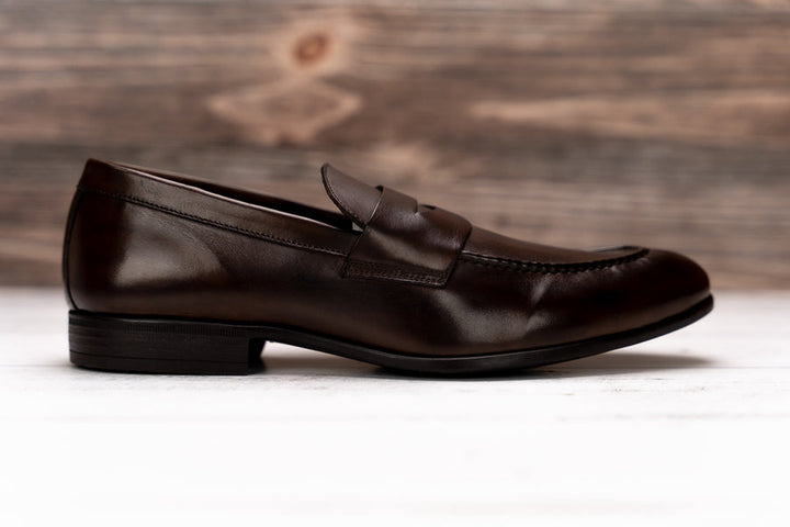 The Cannon Penny Loafer in Chocolate
