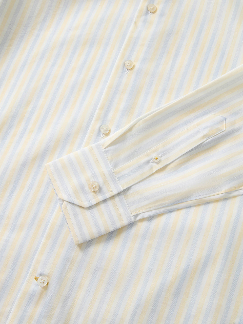 Reynolds Multi Stripe Cotton-Linen Shirt