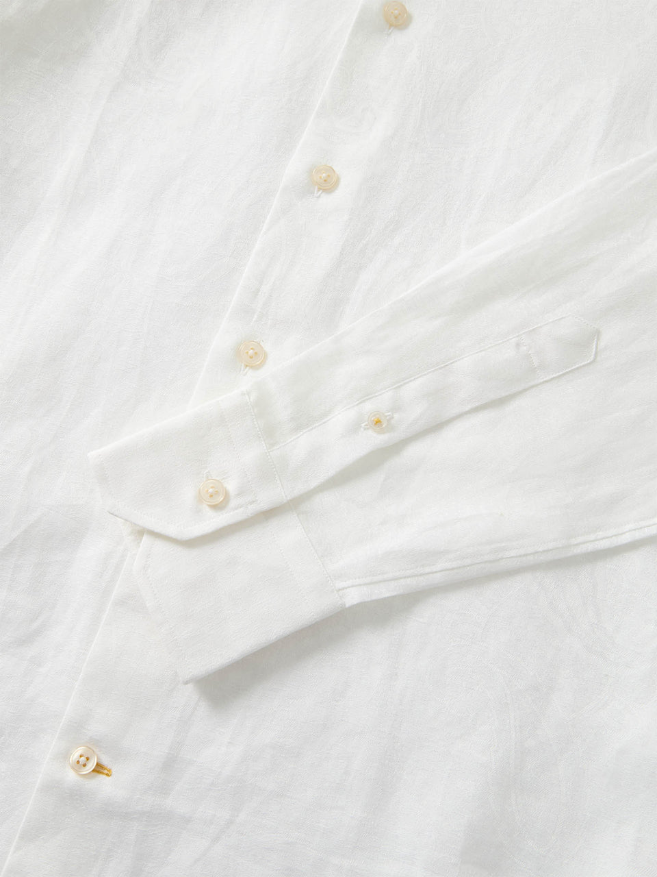 Reynolds Paisley Jacquard Cotton-Linen Shirt