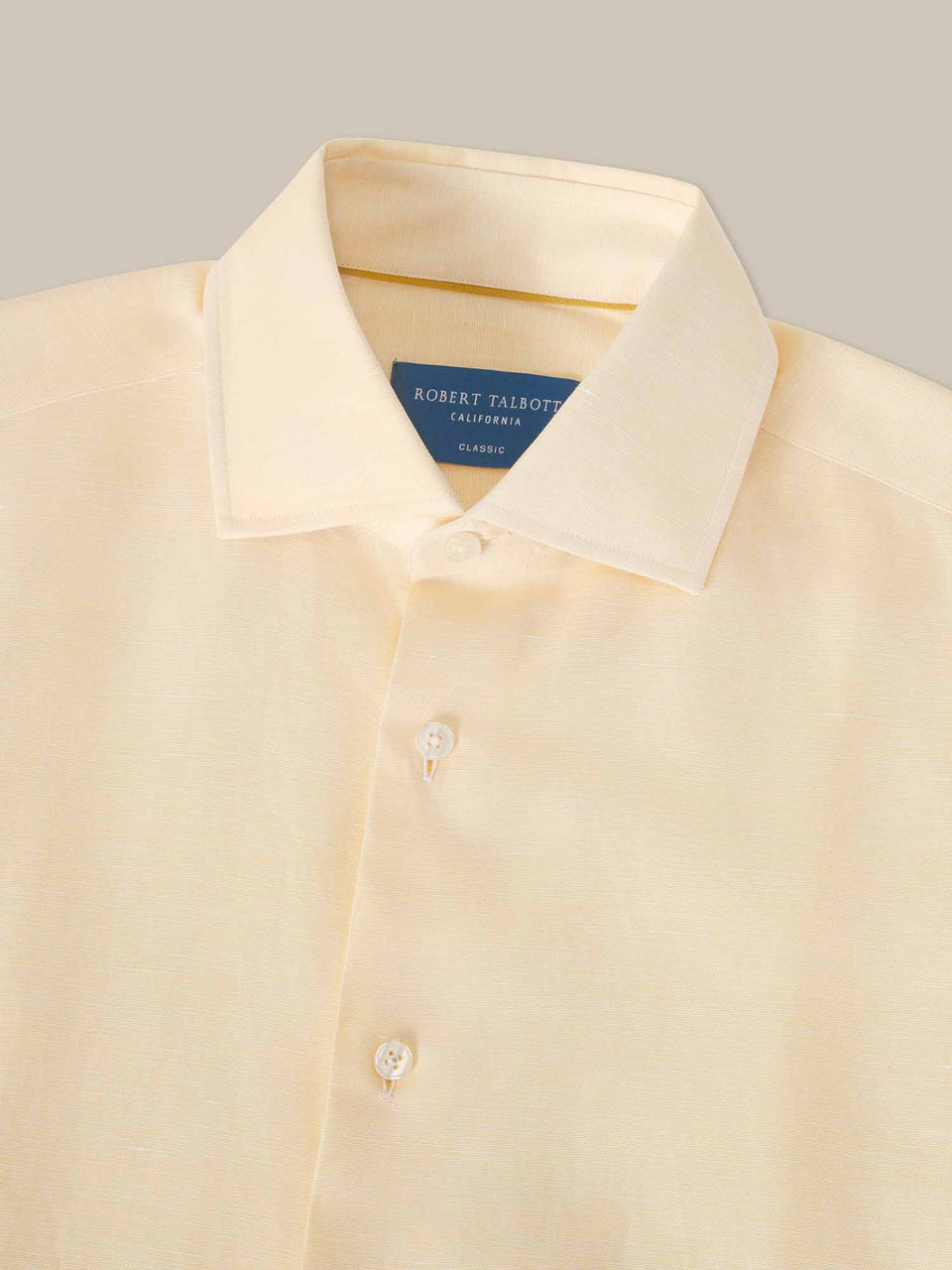Reynolds Solid Cotton-Linen Shirt