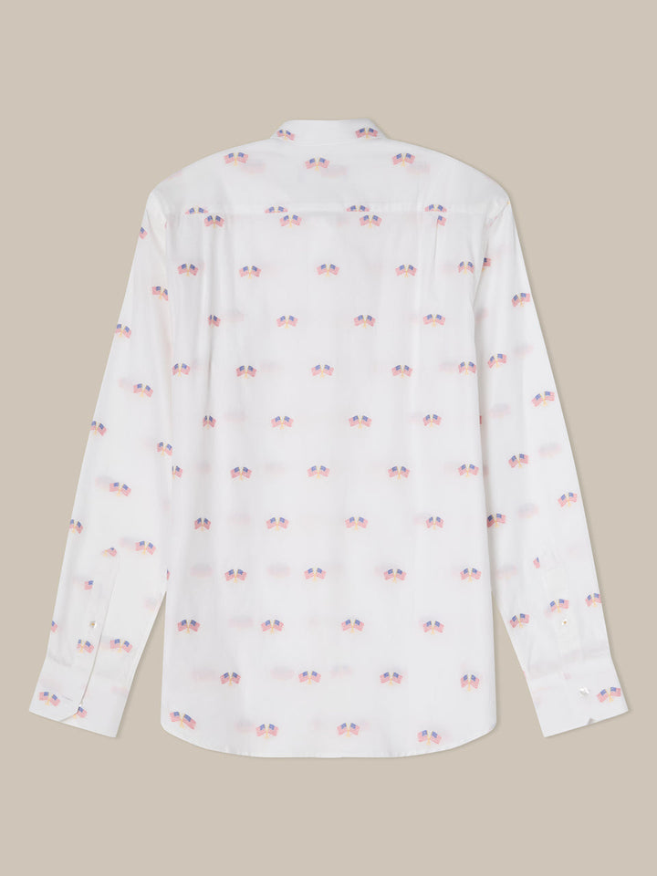 Reynolds Flag Fil Coupe Twill Shirt