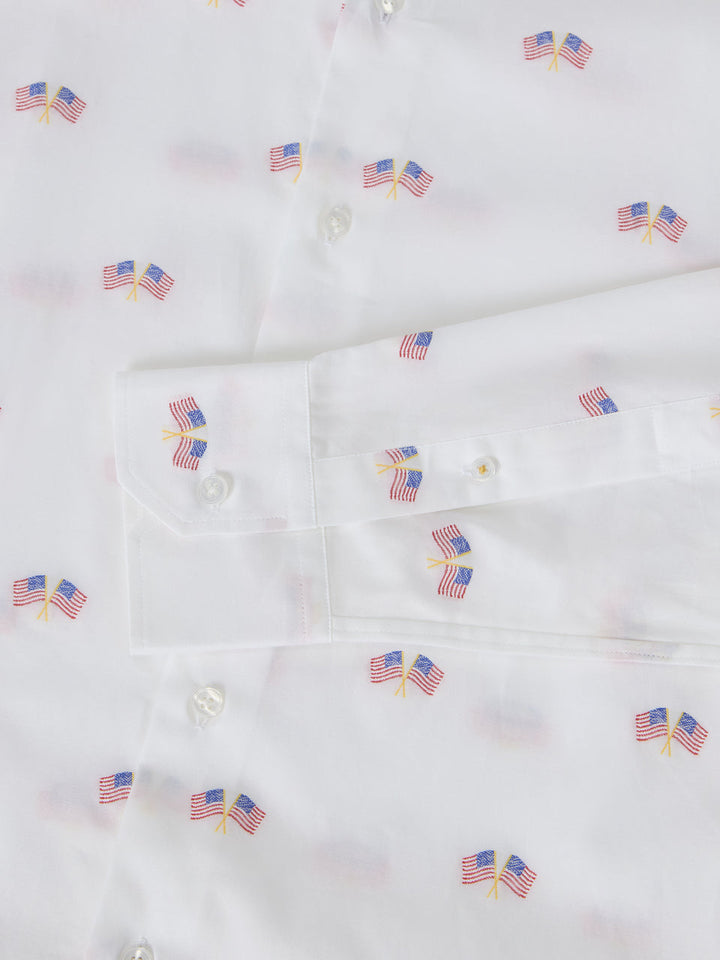 Reynolds Flag Fil Coupe Twill Shirt