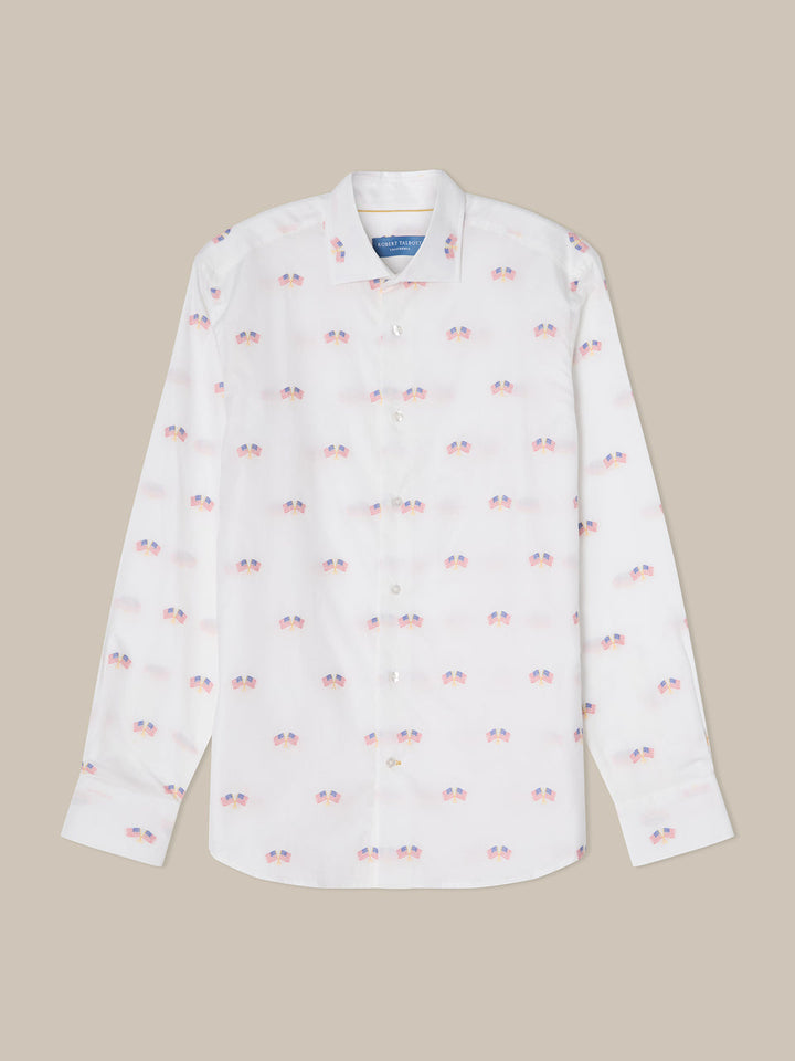 Reynolds Flag Fil Coupe Twill Shirt