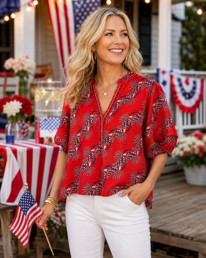 Raya Top in Crimson Ascent