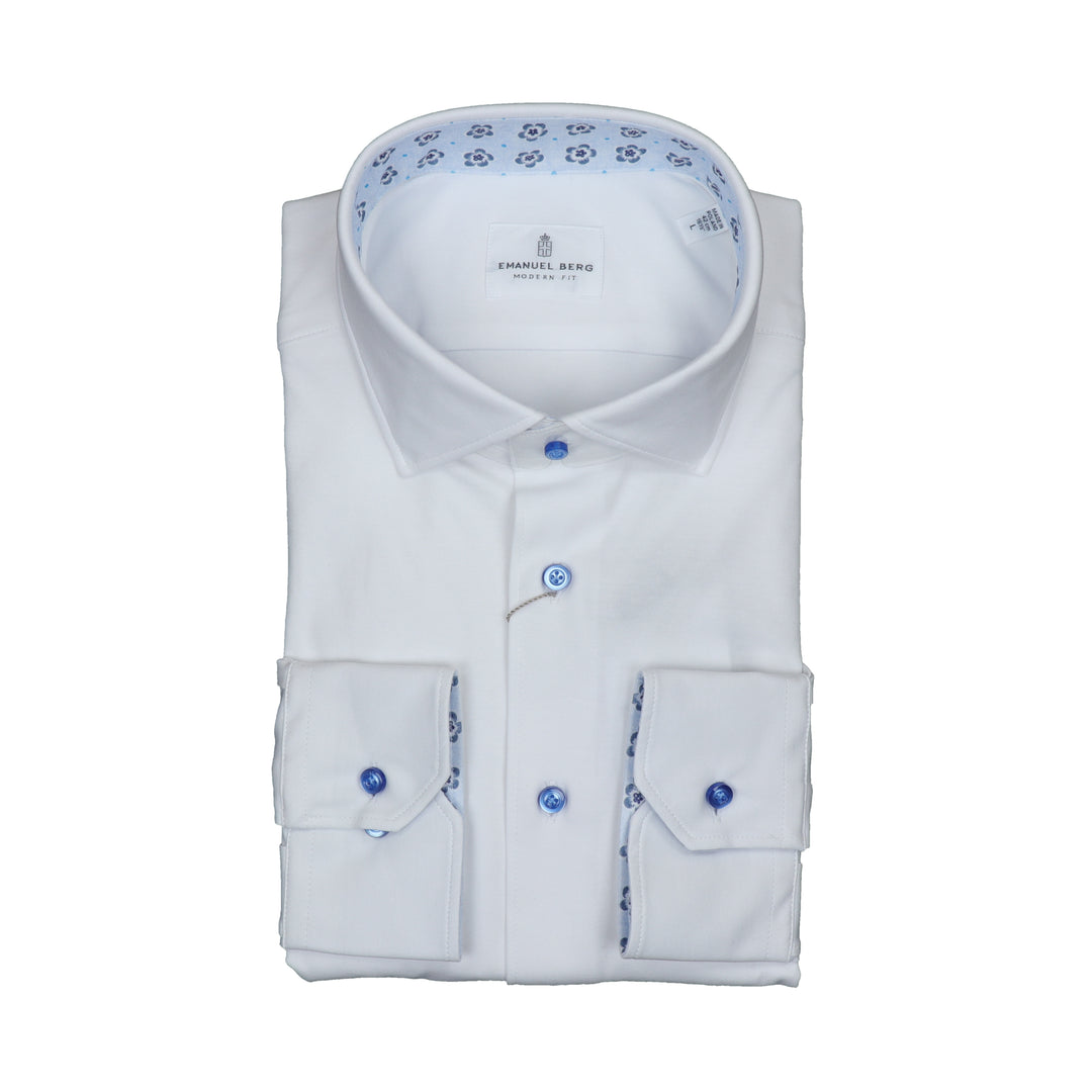 albini dress shirts Albini Light Blue Performance Dress Shirt Shirt