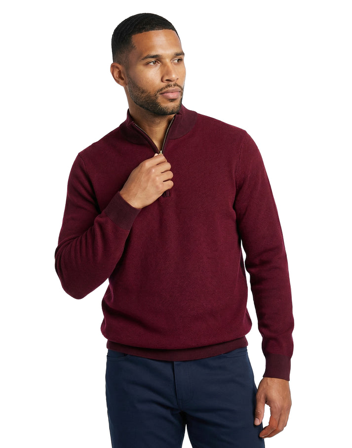 Merino Quarter Zip Sweater