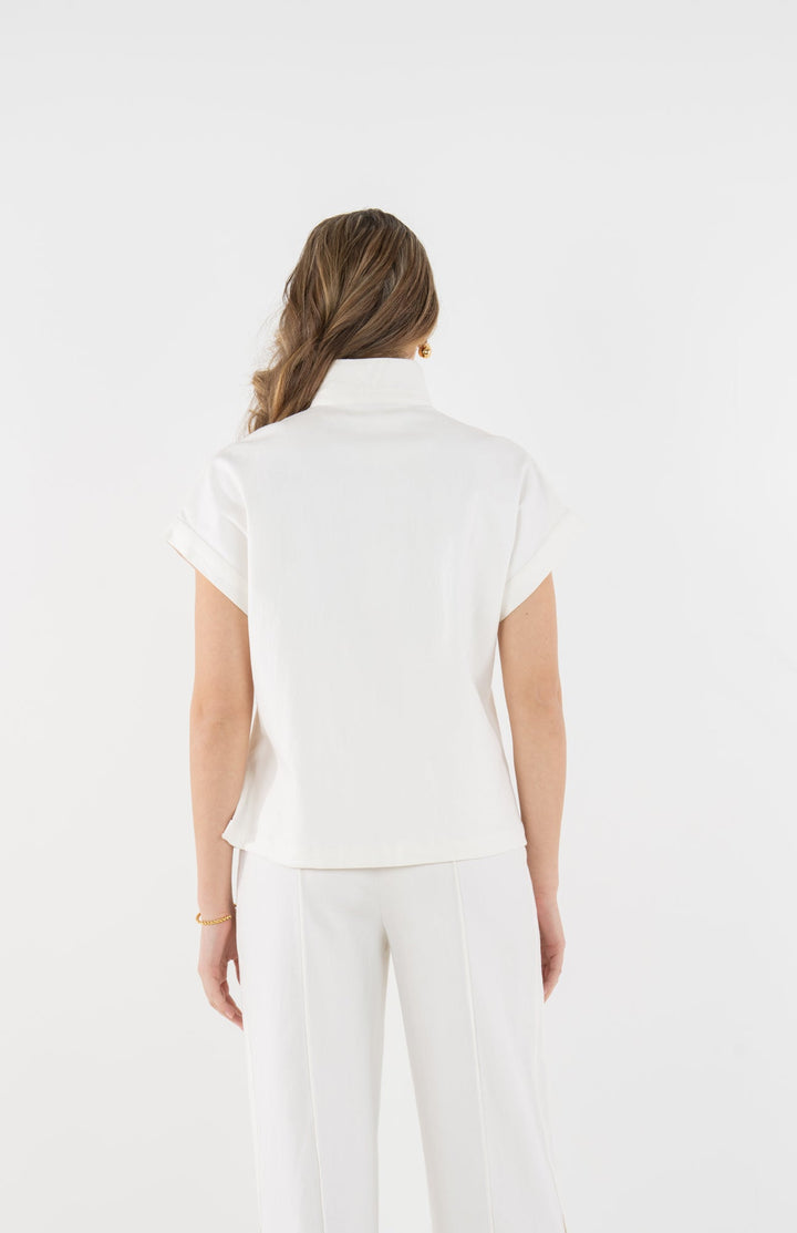The Poppy Pullover - Gardenia Denim