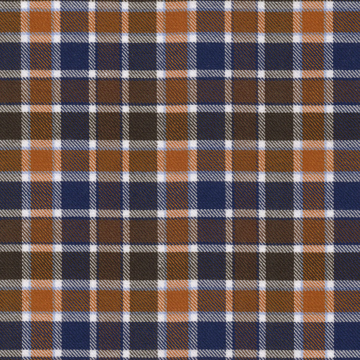 Prep Twill Check in Navy