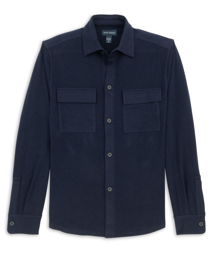 Scuba Soft Performance Overshirt Navy