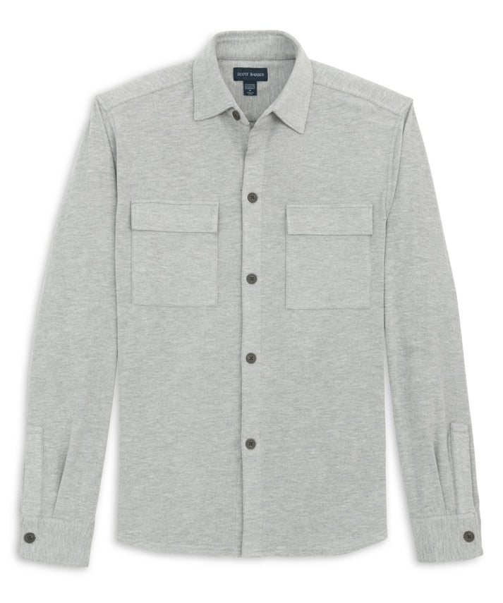 Scuba Soft Performance Overshirt Grey Heather