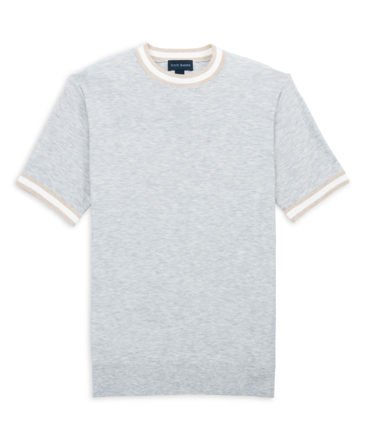 Fine Gauge Jersey Knit Crewneck