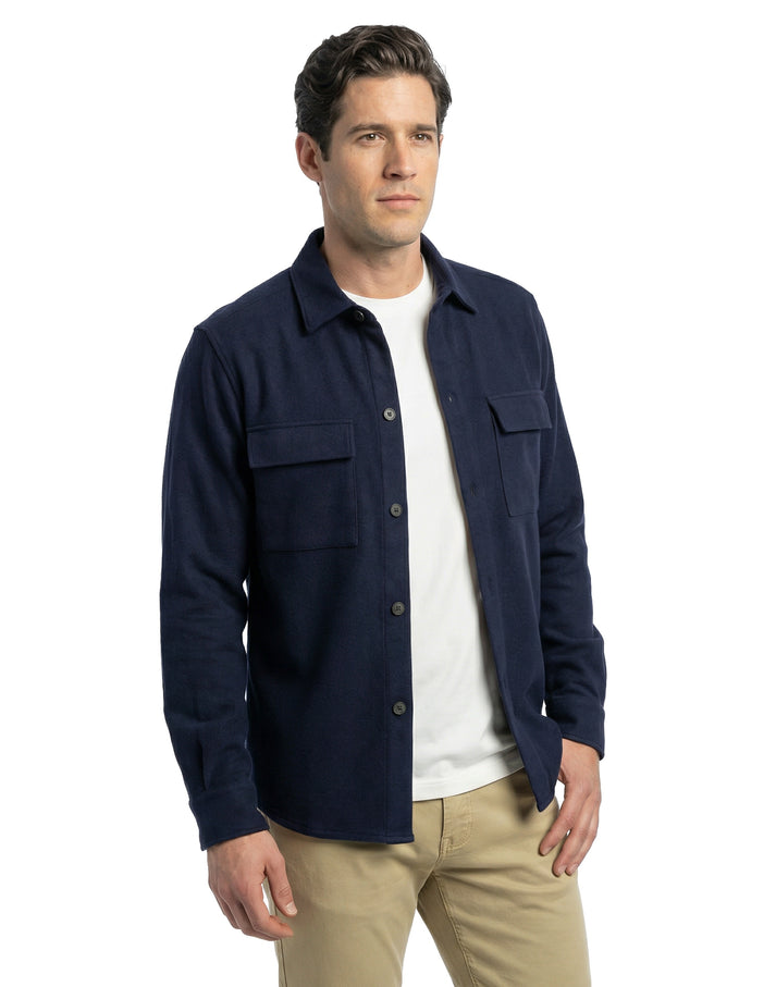 Scuba Soft Performance Overshirt Navy