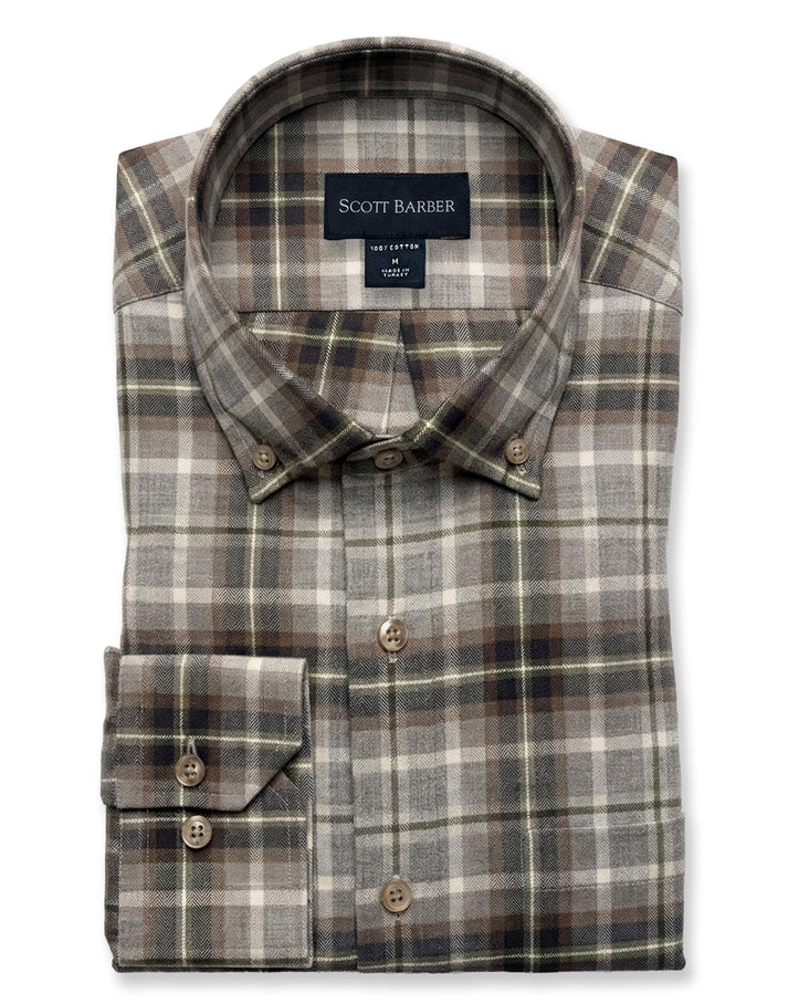 Herringbone Twill Sport Shirt