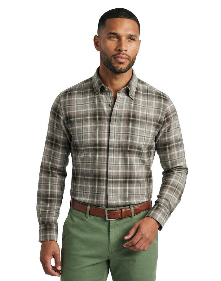 Herringbone Twill Sport Shirt