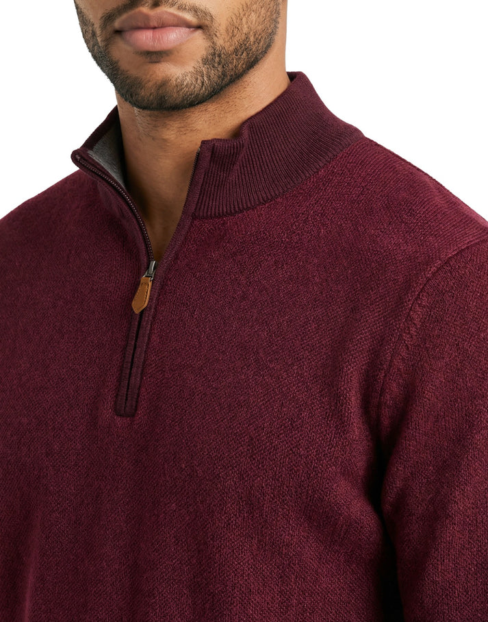 Merino Quarter Zip Sweater