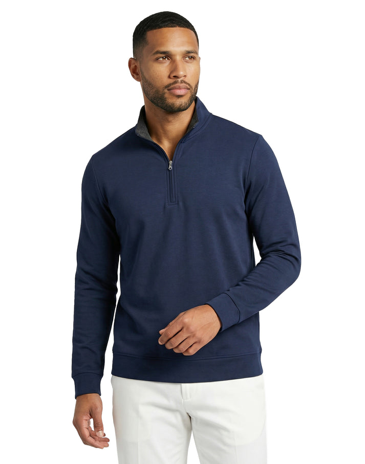 Pima Interlock Quarter Zip