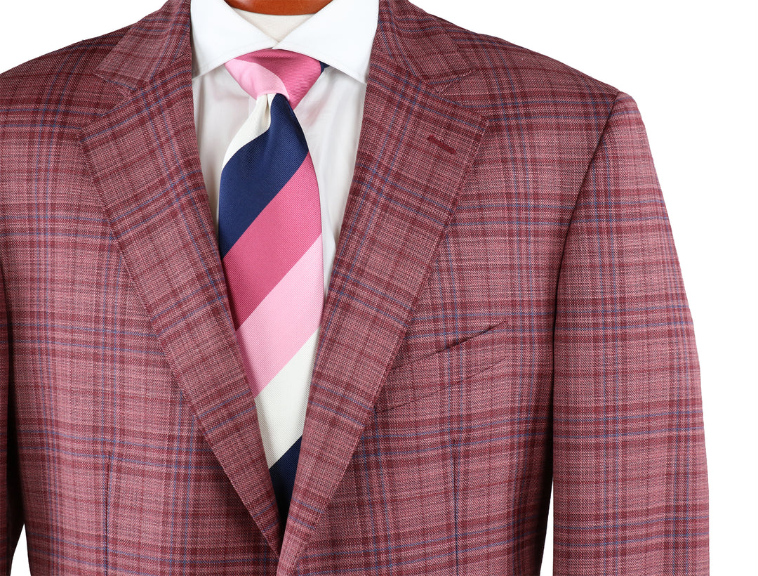 Soho Notch Lapel Sportcoat in Berry