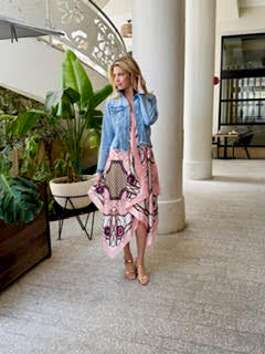 Silk Scarf Dress Regal Equestrian