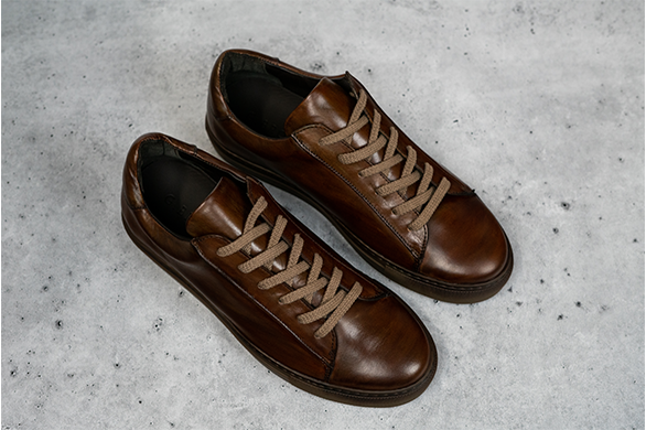 Court Sneaker in Brown Leather 9 Court Sneaker in Brown Leather 9