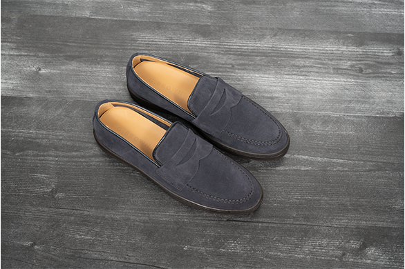 The Ernie Loafer in Navy
