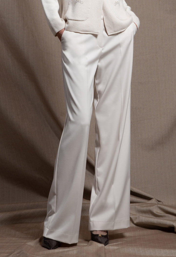 Flappy Stretch Tailored Trousers