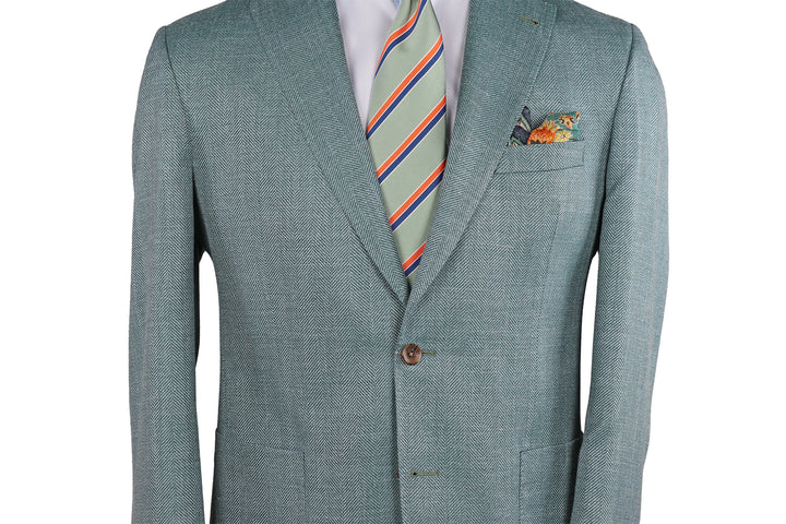 Morton Herringbone Sportcoat Seaglass