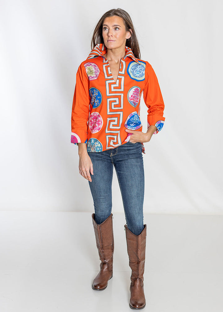 Greek Revival Lana Relaxed Shirt